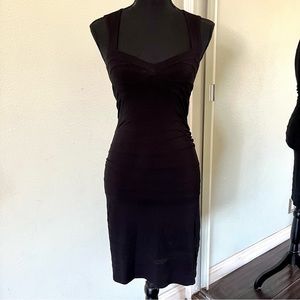 Moon Katz Black Little Black Dress With Sweetheart Neckline Size Small